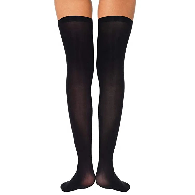 Women's Silk Thigh High Stockings Nylon Cosplay Party Accessory Over Knee Socks