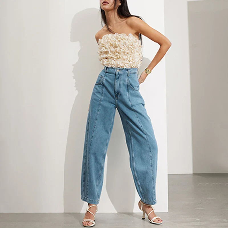 China Manufacturer Chic Fashion Crop Tops Summer Hot Sexy Corset Tops Sweet Floral Bustier Top