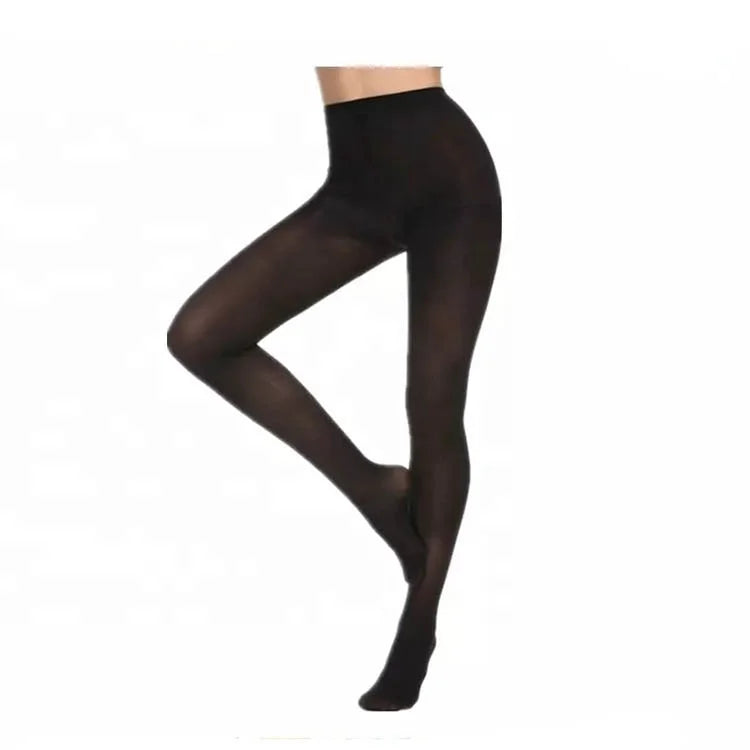 Xianghui Compression Hosiery Women Tights Control Top Stockings 100 Denier 50Den Pantyhose Socks