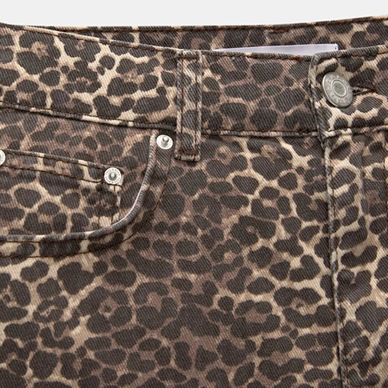 Hot Selling Fashion Casual Ladies Short Trouser for Women Cotton Leopard Shorts Print Sexy Women's Short Pant
