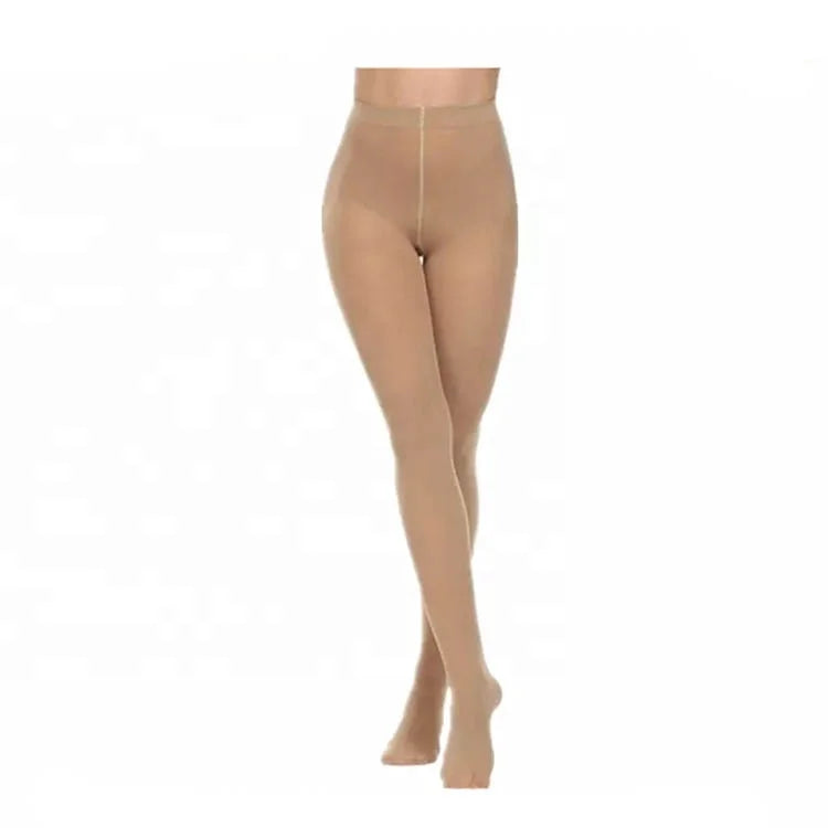 Xianghui Compression Hosiery Women Tights Control Top Stockings 100 Denier 50Den Pantyhose Socks