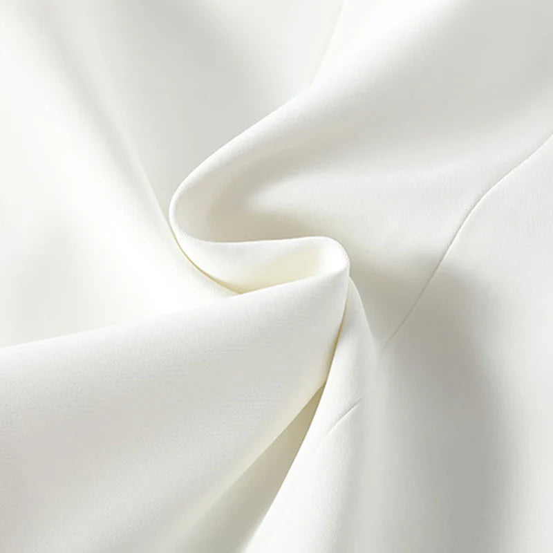 AL 24T153 Lapel Women's Suit Blazer Rhinestone Women Long Coat Double-Row Two-Button Women Blazer Elegant Ladies Blazer