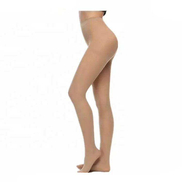 Xianghui Compression Hosiery Women Tights Control Top Stockings 100 Denier 50Den Pantyhose Socks