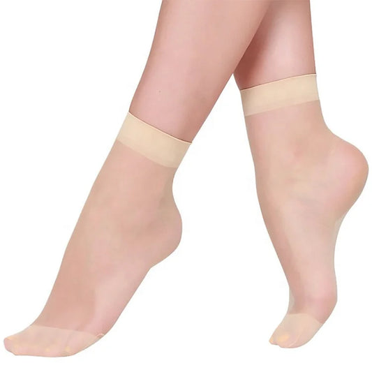 Hot Sale Short Tights Ankle Nylon Breathable Plain Stretch Women Socks